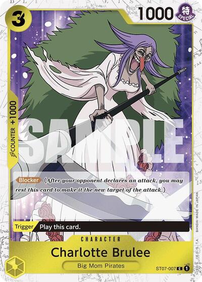 Charlotte Brulee (Jolly Roger Foil) #ST07-007 Premium Booster -The Best-