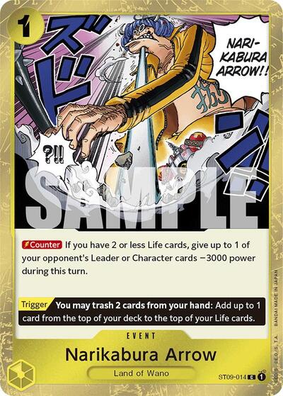 Narikabura Arrow (Jolly Roger Foil) #ST09-014 Premium Booster -The Best-