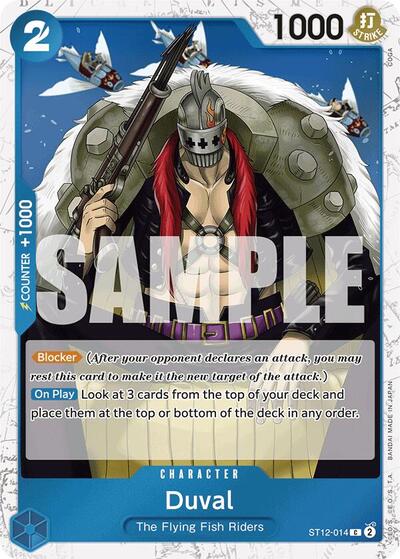 Duval (Jolly Roger Foil) #ST12-014 Premium Booster -The Best-