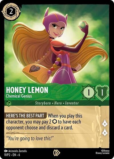 Honey Lemon - Chemical Genius #11 Disney Lorcana Promo Cards
