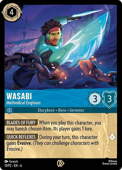 Wasabi - Methodical Engineer #13 Disney Lorcana Promo Cards