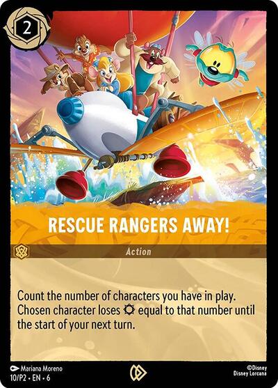 Rescue Rangers Away! #10 Disney Lorcana Promo Cards