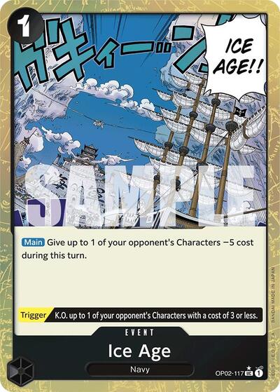 Ice Age (Textured Foil) #OP02-117 Premium Booster -The Best-