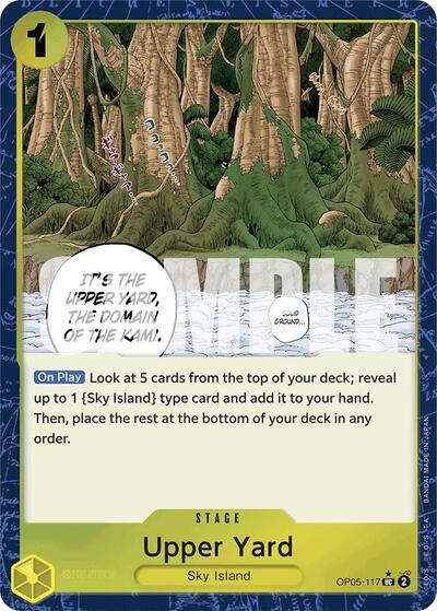 Upper Yard (Textured Foil) #OP05-117 Premium Booster -The Best-