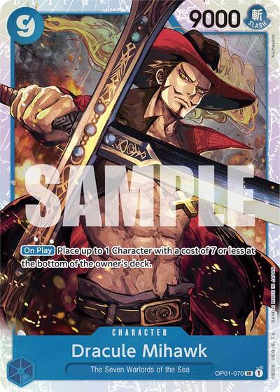 Dracule Mihawk (OP01-070) (Reprint) #OP01-070 Premium Booster -The Best-