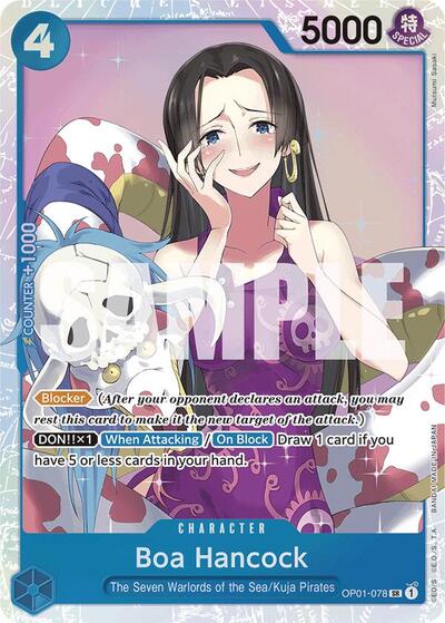 Boa Hancock (OP01-078) (Reprint) #OP01-078 Premium Booster -The Best-