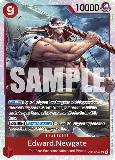 Edward.Newgate (Reprint) #OP02-004 Premium Booster -The Best-