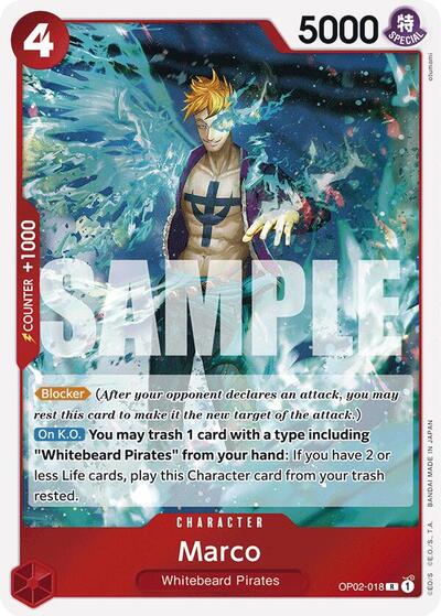 Marco (Reprint) #OP02-018 Premium Booster -The Best-
