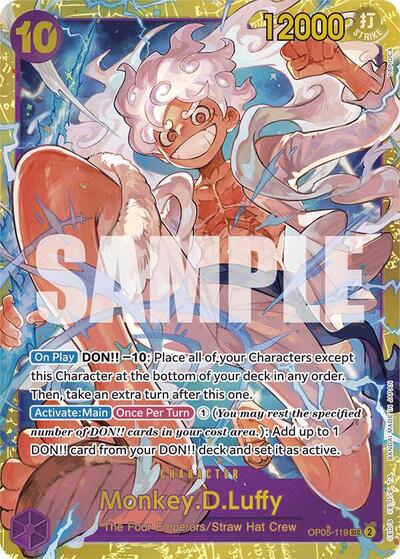 Monkey.D.Luffy (OP05-119) (Reprint) #OP05-119 Premium Booster -The Best-