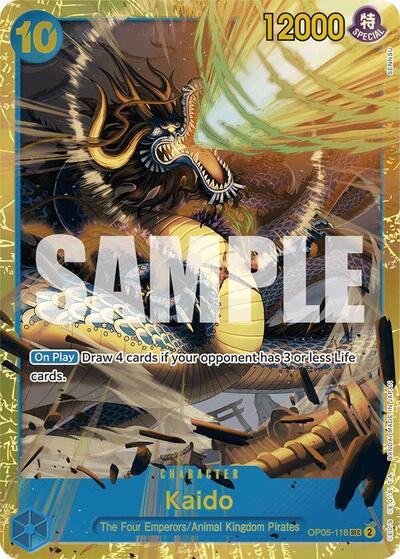 Kaido (OP05-118) (Reprint) #OP05-118 Premium Booster -The Best-