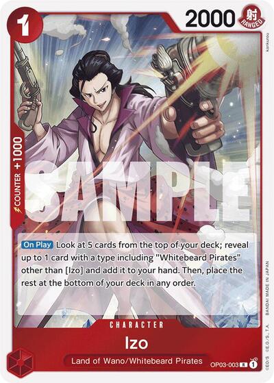 Izo (OP03-003) (Reprint) #OP03-003 Premium Booster -The Best-