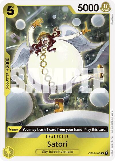Satori (Reprint) #OP05-105 Premium Booster -The Best-