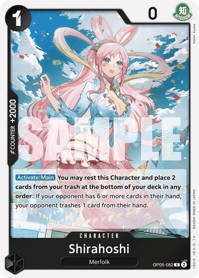 Shirahoshi (OP05-082) (Reprint) #OP05-082 Premium Booster -The Best-