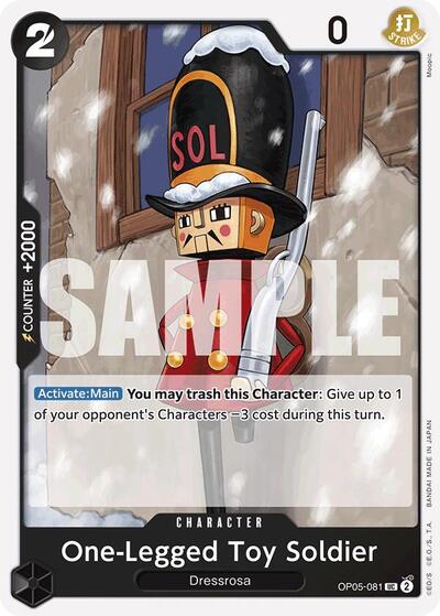 One-Legged Toy Soldier (Reprint) #OP05-081 Premium Booster -The Best-