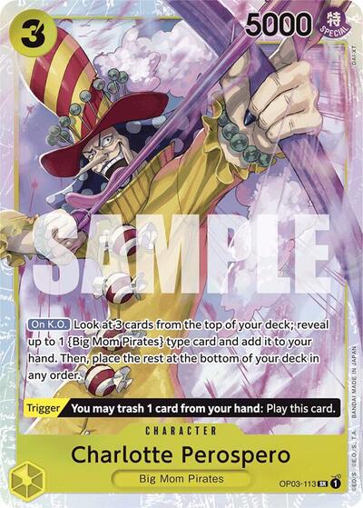 Charlotte Perospero (Reprint) #OP03-113 Premium Booster -The Best-