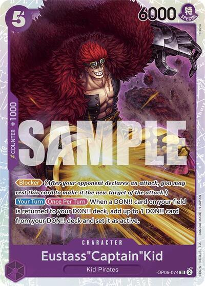 Eustass"Captain"Kid (Reprint) #OP05-074 Premium Booster -The Best-