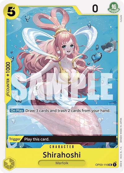 Shirahoshi (OP03-116) (Reprint) #OP03-116 Premium Booster -The Best-
