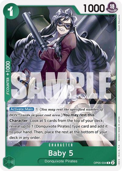 Baby 5 (OP05-034) (Reprint) #OP05-034 Premium Booster -The Best-