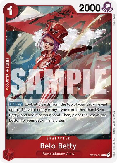 Belo Betty (OP05-015) (Reprint) #OP05-015 Premium Booster -The Best-