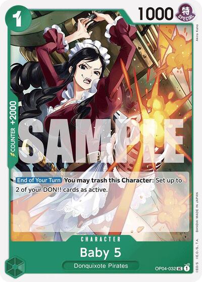 Baby 5 (OP04-032) (Reprint) #OP04-032 Premium Booster -The Best-
