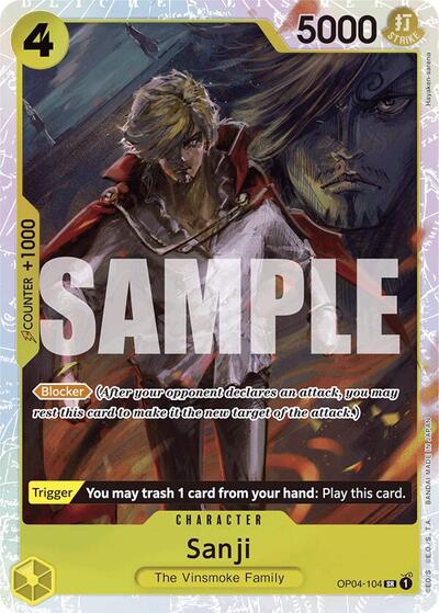 Sanji (Reprint) #OP04-104 Premium Booster -The Best-