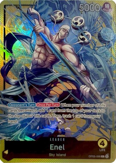 Enel (Sound Loader Vol. 2) #OP05-098 One Piece Promotion Cards