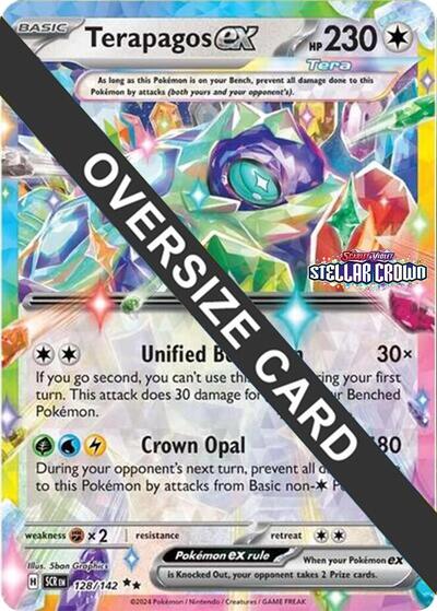 Terapagos ex #128 Jumbo Cards