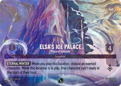 Elsa's Ice Palace - Place of Solitude #7 Disney Lorcana Promo Cards
