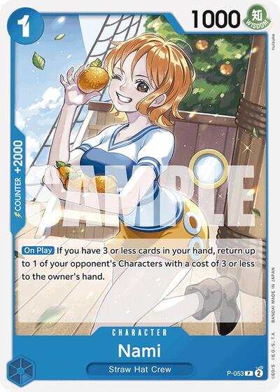 Nami (P-053) (Reprint) #P-053 Premium Booster -The Best-