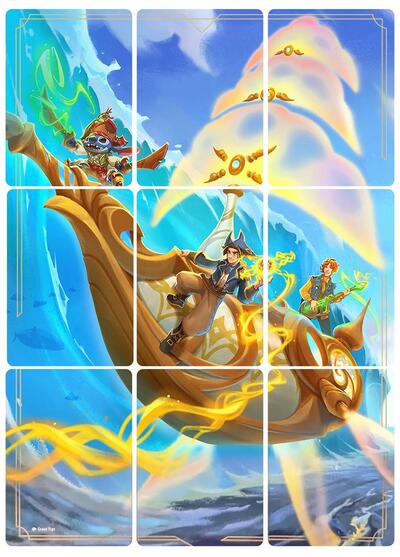 Azurite Sea Puzzle Insert (Set of 9) #promo Azurite Sea