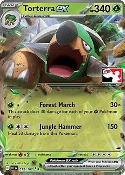 Torterra ex #12 Prize Pack Series Cards