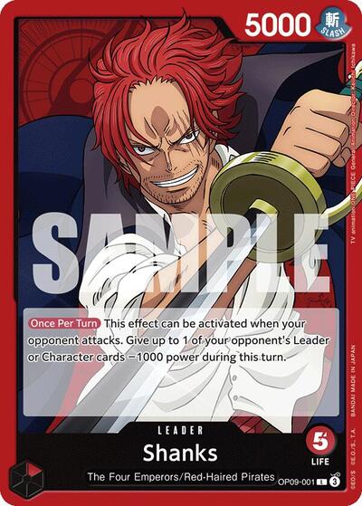 Shanks #OP09-001 Emperors in the New World