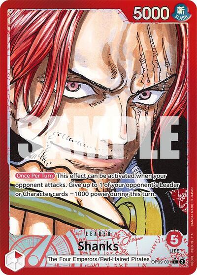 Shanks (Parallel) #OP09-001 Emperors in the New World