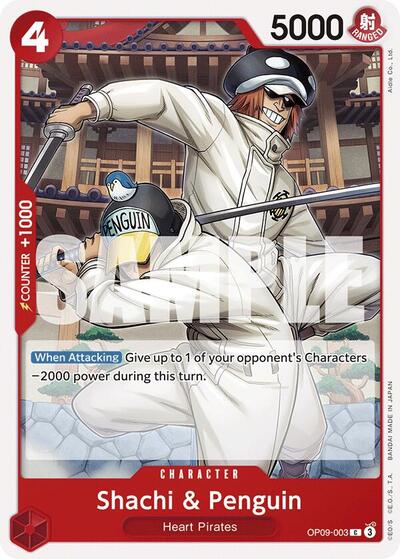 Shachi & Penguin #OP09-003 Emperors in the New World