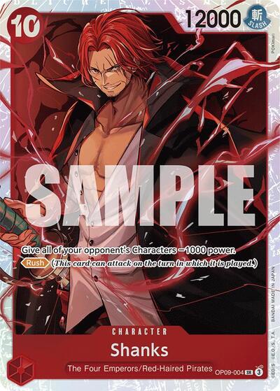 Shanks #OP09-004 Emperors in the New World