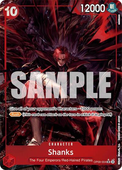 Shanks (Alternate Art) #OP09-004 Emperors in the New World