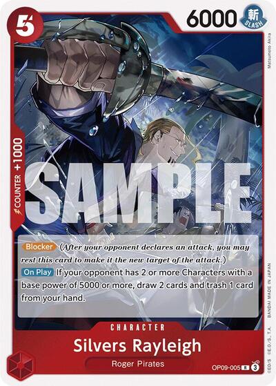 Silvers Rayleigh #OP09-005 Emperors in the New World