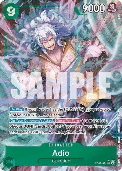 Adio (Parallel) #OP09-023 Emperors in the New World