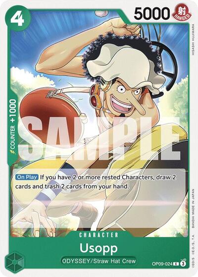 Usopp #OP09-024 Emperors in the New World