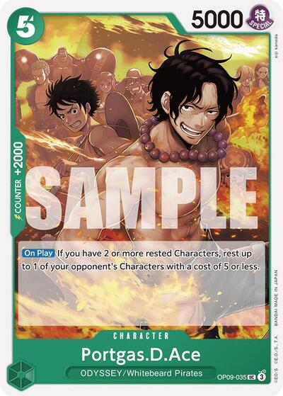 Portgas.D.Ace #OP09-035 Emperors in the New World