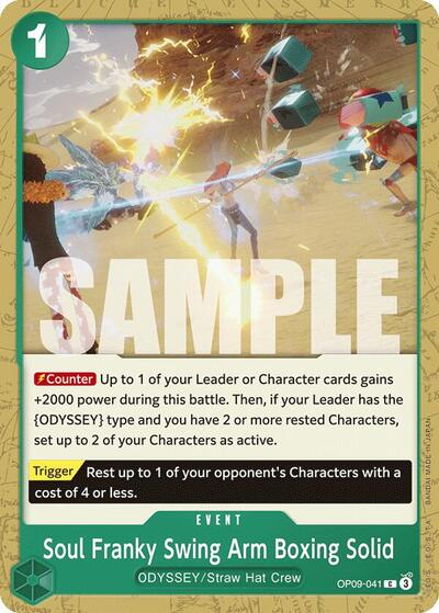 Soul Franky Swing Arm Boxing Solid #OP09-041 Emperors in the New World