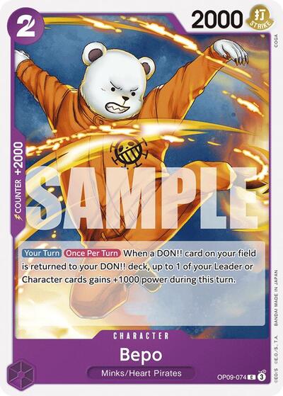 Bepo #OP09-074 Emperors in the New World