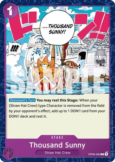 Thousand Sunny #OP09-080 Emperors in the New World