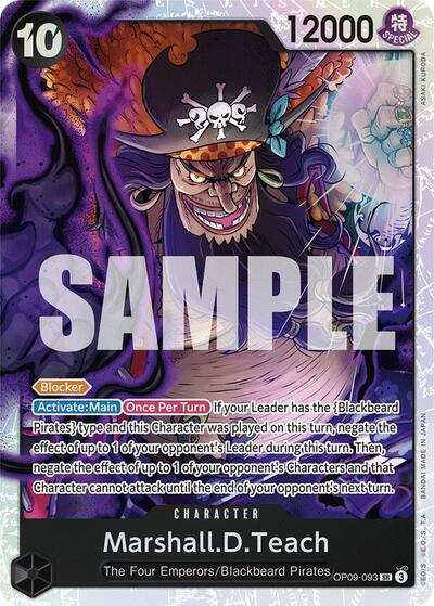 Marshall.D.Teach #OP09-093 Emperors in the New World
