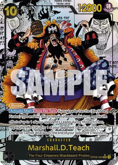Marshall.D.Teach (Manga) #OP09-093 Emperors in the New World