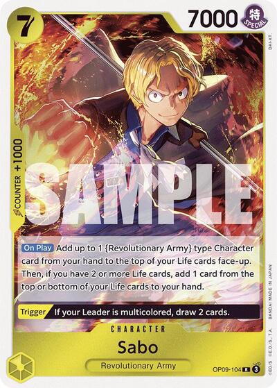 Sabo #OP09-104 Emperors in the New World