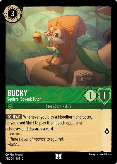 Bucky - Squirrel Squeak Tutor (Errata Version) #73 Rise of the Floodborn