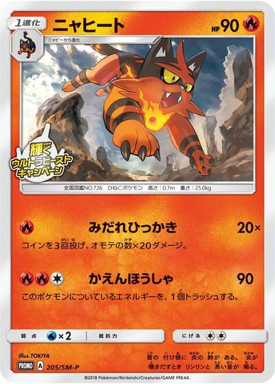 Torracat #205 Sun & Moon Promos (Japanese)