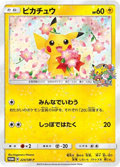 Pikachu #224 Sun & Moon Promos (Japanese)