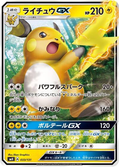 Raichu GX #33 GX Starter Decks (Japanese)